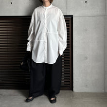 画像をギャラリービューアに読み込む, 【2024AW PRE ORDER】BIG SLEEVE BAND COLLAR SHIRT
