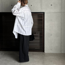 画像をギャラリービューアに読み込む, 【2024AW PRE ORDER】BIG SLEEVE BAND COLLAR SHIRT
