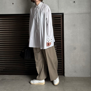 【2024AW PRE ORDER】EYELET SHIRT