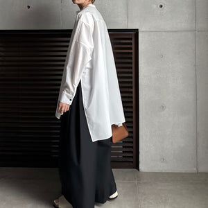 【2025AW PRE ORDER】BACK SLIT OVERSIZE SHIRT