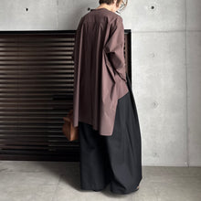 画像をギャラリービューアに読み込む, 【2025AW PRE ORDER】BACK SLIT OVERSIZE SHIRT
