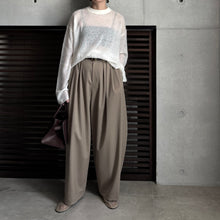 画像をギャラリービューアに読み込む, 【2025AW PRE ORDER】MOHAIR YARN CREW NECK KNIT
