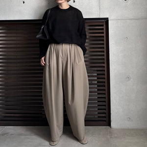 【2025AW PRE ORDER】MOHAIR YARN CREW NECK KNIT