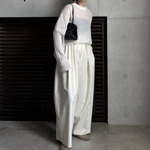 【2025AW PRE ORDER】MOHAIR YARN CREW NECK KNIT