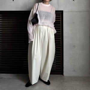 【2025AW PRE ORDER】MOHAIR YARN CREW NECK KNIT