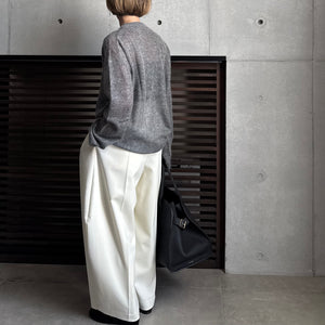 【2025AW PRE ORDER】MOHAIR YARN CREW NECK KNIT