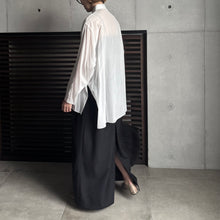 画像をギャラリービューアに読み込む, 【2025SS PRE ORDER】DOUBLE CALLAR SHEER SHIRT

