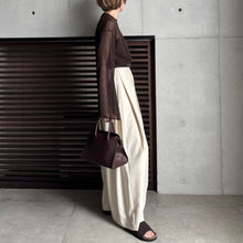 画像をギャラリービューアに読み込む, 【2025AW PRE ORDER】SLASH CUFF SHEER KNIT
