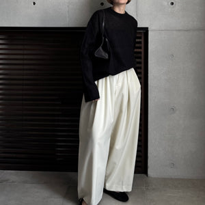 【2025AW PRE ORDER】MOHAIR YARN CREW NECK KNIT