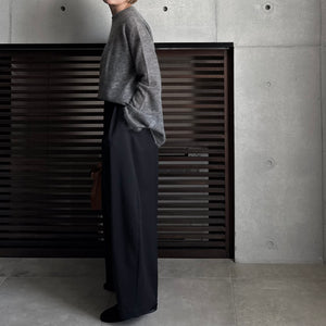 【2025AW PRE ORDER】MOHAIR YARN CREW NECK KNIT