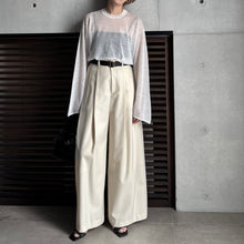 画像をギャラリービューアに読み込む, 【2025AW PRE ORDER】SLASH CUFF SHEER KNIT
