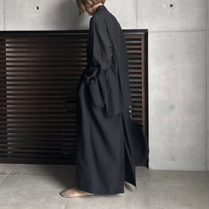 【2025SS PRE ORDER】DOUBLE CALLAR SHEER SHIRT