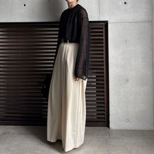 画像をギャラリービューアに読み込む, 【2025AW PRE ORDER】SLASH CUFF SHEER KNIT
