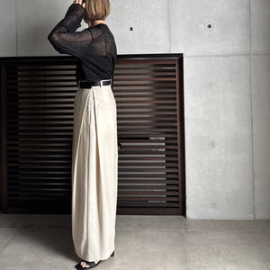 【2025AW PRE ORDER】SLASH CUFF SHEER KNIT