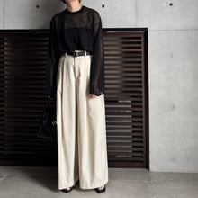 画像をギャラリービューアに読み込む, 【2025AW PRE ORDER】SLASH CUFF SHEER KNIT

