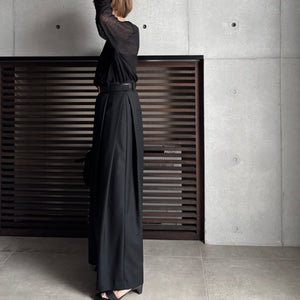 【2025AW PRE ORDER】SLASH CUFF SHEER KNIT