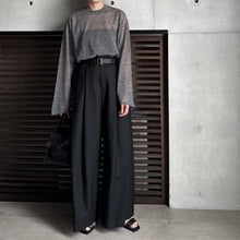 画像をギャラリービューアに読み込む, 【2025AW PRE ORDER】SLASH CUFF SHEER KNIT
