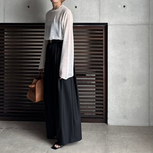 【2025AW PRE ORDER】SLASH CUFF SHEER KNIT