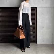 画像をギャラリービューアに読み込む, 【2025AW PRE ORDER】SLASH CUFF SHEER KNIT
