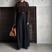 画像をギャラリービューアに読み込む, 【2025AW PRE ORDER】SLASH CUFF SHEER KNIT

