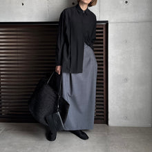 画像をギャラリービューアに読み込む, 【2025SS PRE ORDER】DOUBLE CALLAR SHEER SHIRT
