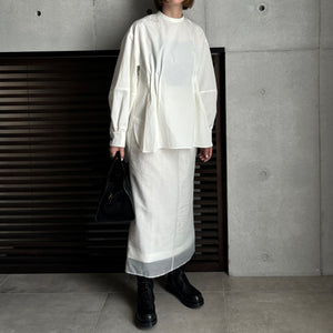 【2024AW PRE ORDER】LAYERED 2WAY SKIRT