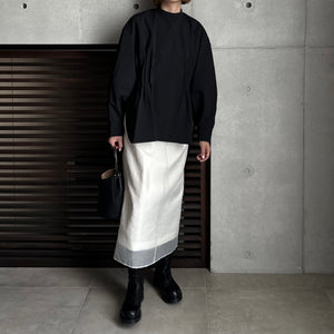 【2024AW PRE ORDER】LAYERED 2WAY SKIRT