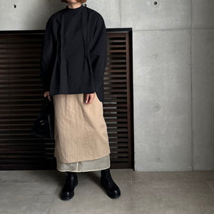 【2024AW PRE ORDER】LAYERED 2WAY SKIRT