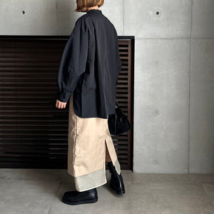 【2024AW PRE ORDER】LAYERED 2WAY SKIRT