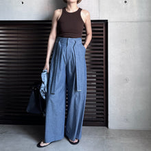 画像をギャラリービューアに読み込む, 【2026SS PRE ORDER】DROP BELT 2TACK DENIM PANTS
