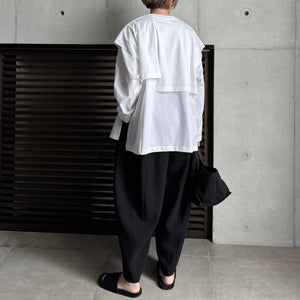 【2025AW PRE ORDER】LAYERED SLIT-T-SHIRT