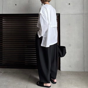 【2025AW PRE ORDER】LAYERED SLIT-T-SHIRT