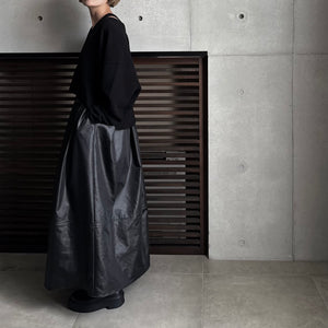 【2025AW PRE ORDER】ECO LEATHER SKIRT PANTS