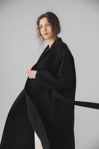 【2022AW予約販売商品】ロングタイロッケンウールリバーコート