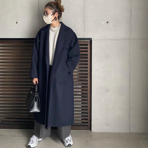 【2022AW予約販売商品】ロングタイロッケンウールリバーコート