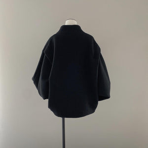 【2022AW予約販売商品】レザーバックルショートコート