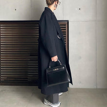 画像をギャラリービューアに読み込む, 【2022AW予約販売商品】ロングタイロッケンウールリバーコート
