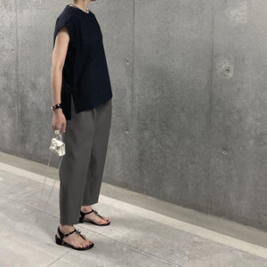 【2022年7月23日再販】額縁ノースリーブブラウス