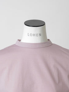 LOHEN スタンドカラースリーブレスカットソー ピンク - シャツ