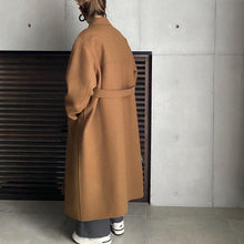画像をギャラリービューアに読み込む, 【2022AW予約販売商品】ロングタイロッケンウールリバーコート
