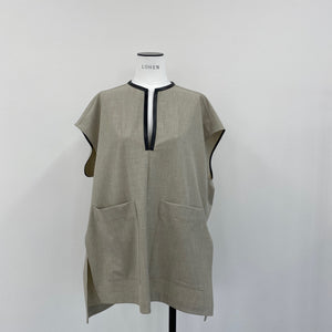 【2022年7月23日再販】エコレザーパイピングTOPS